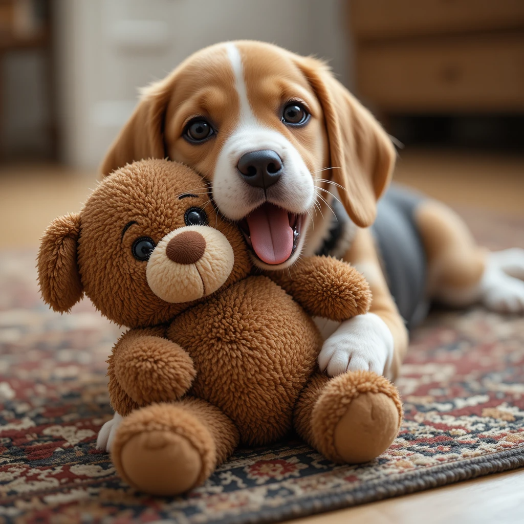 Brinquedo Pelúcia Urso com Squeaker