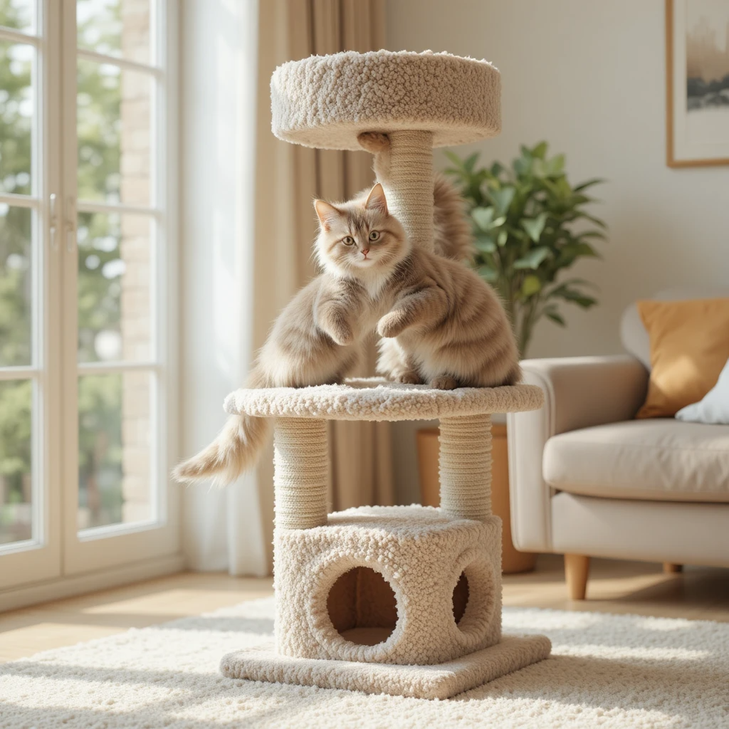 Arranhador Torre Castelo para Gatos